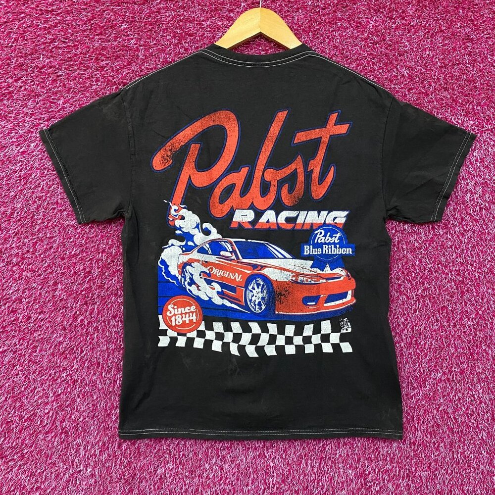 Pabst Blue Ribbon Racing Since 1844 T-Shirt Medium